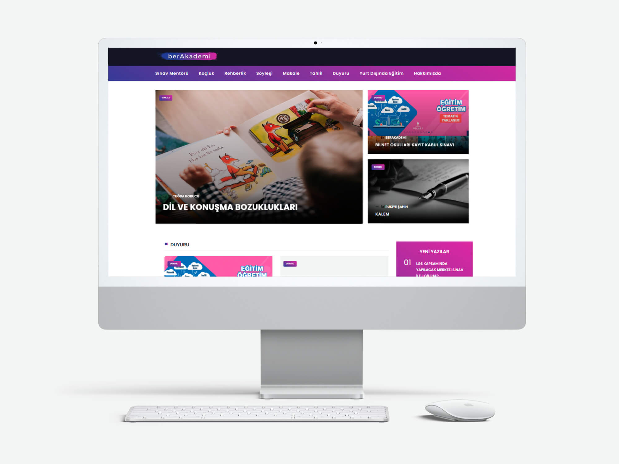 Berakademi web sitesi