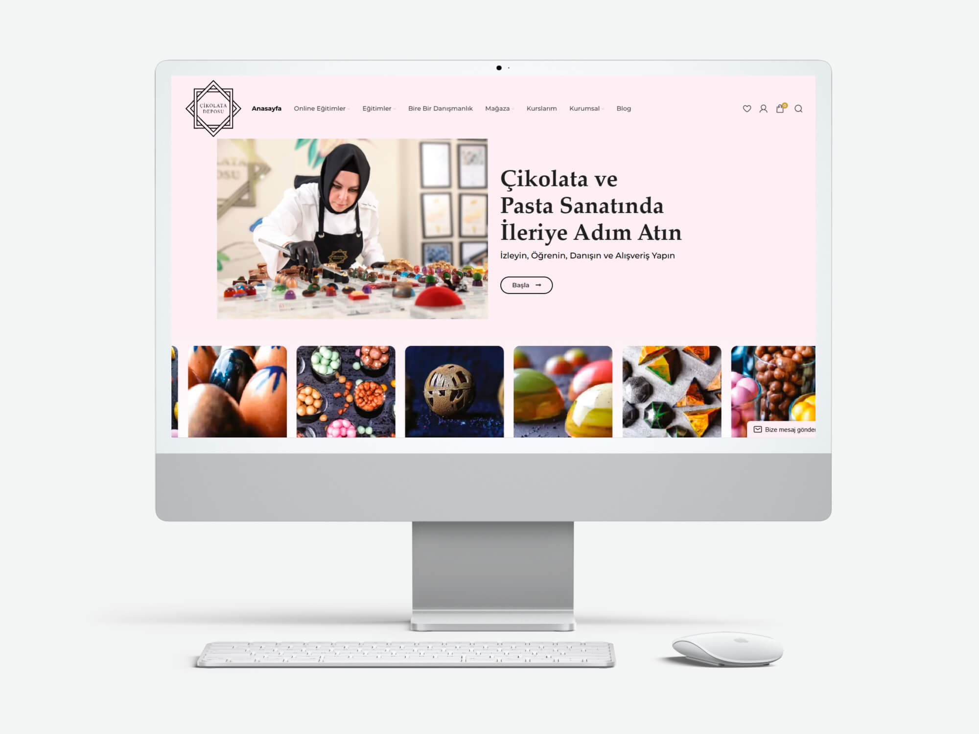 Çikolata Deposu web sitesi