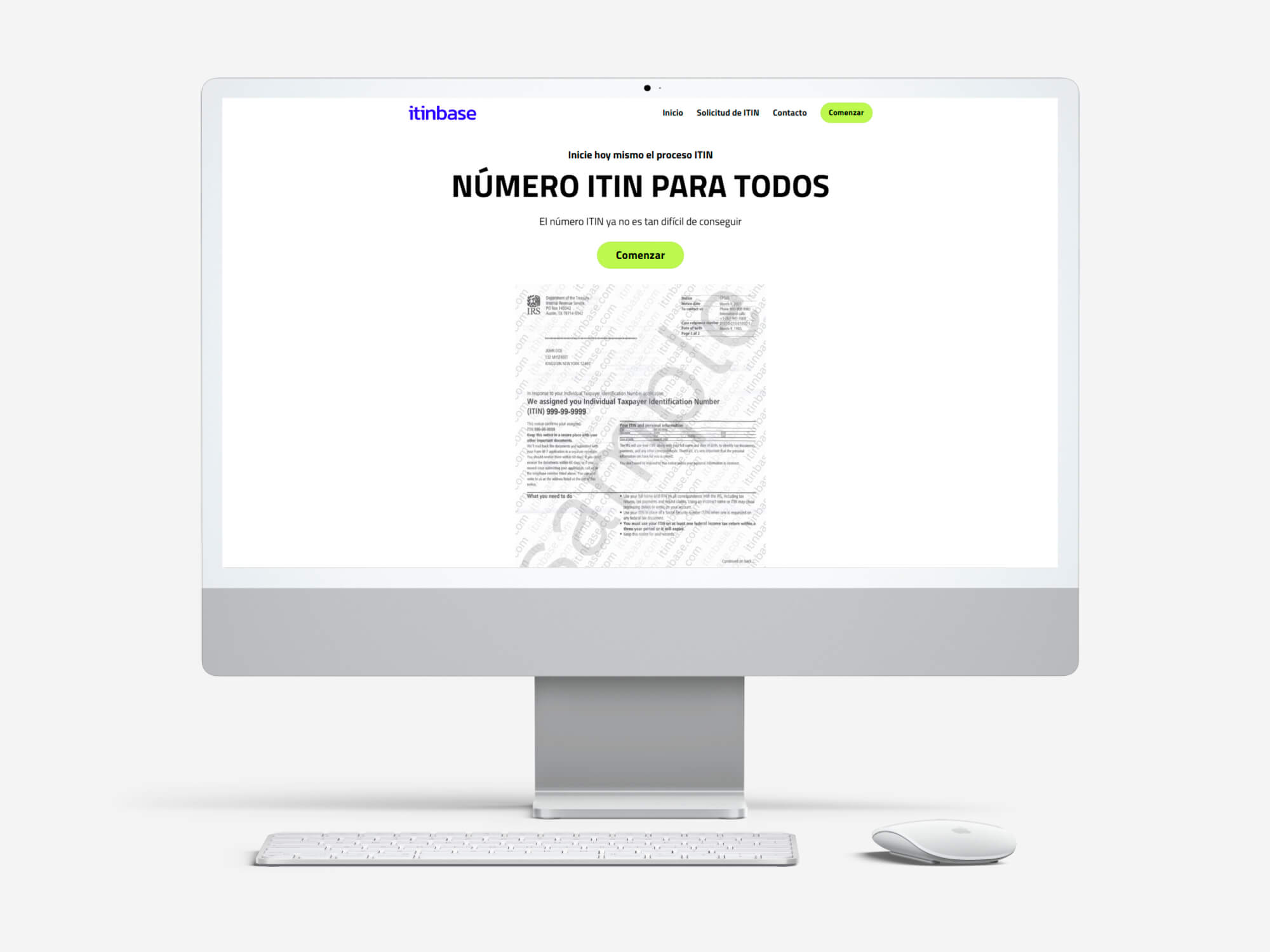 ITIN Base web sitesi