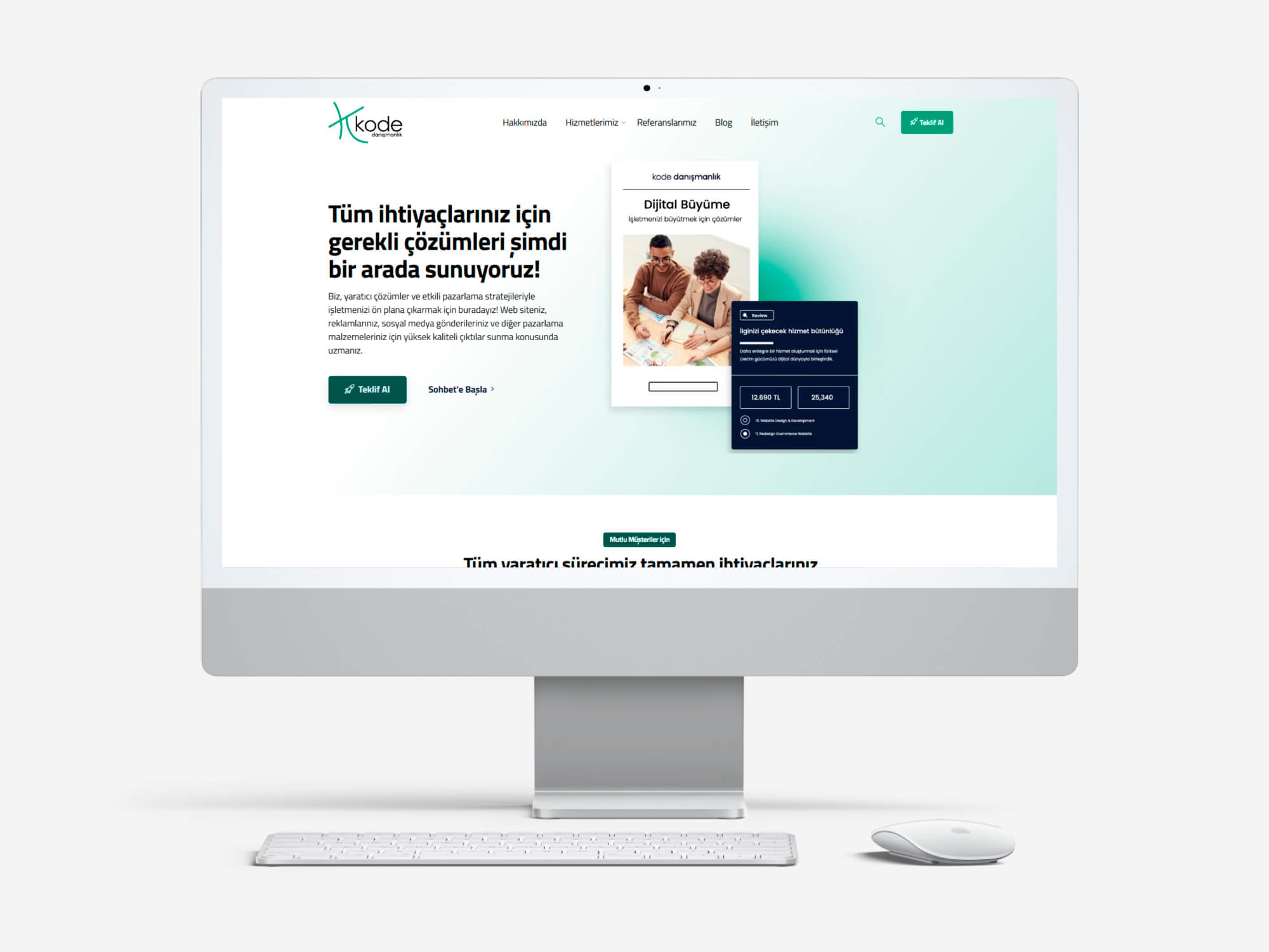 Kode Danışmanlık web sitesi