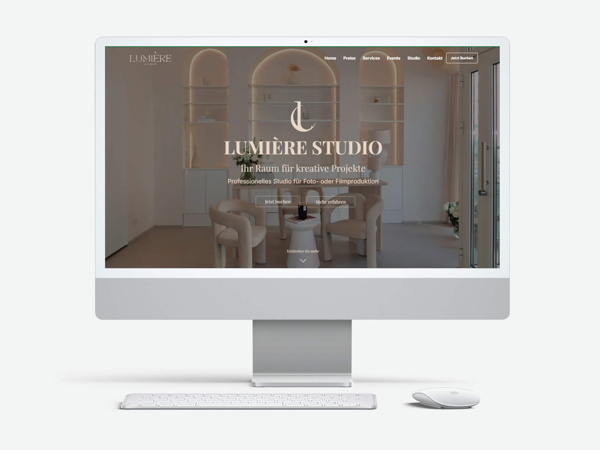 Lumiere Studio web sitesi