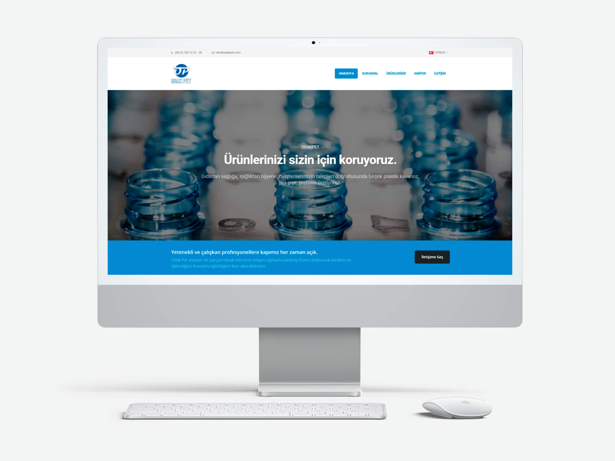 Odak Pet web sitesi