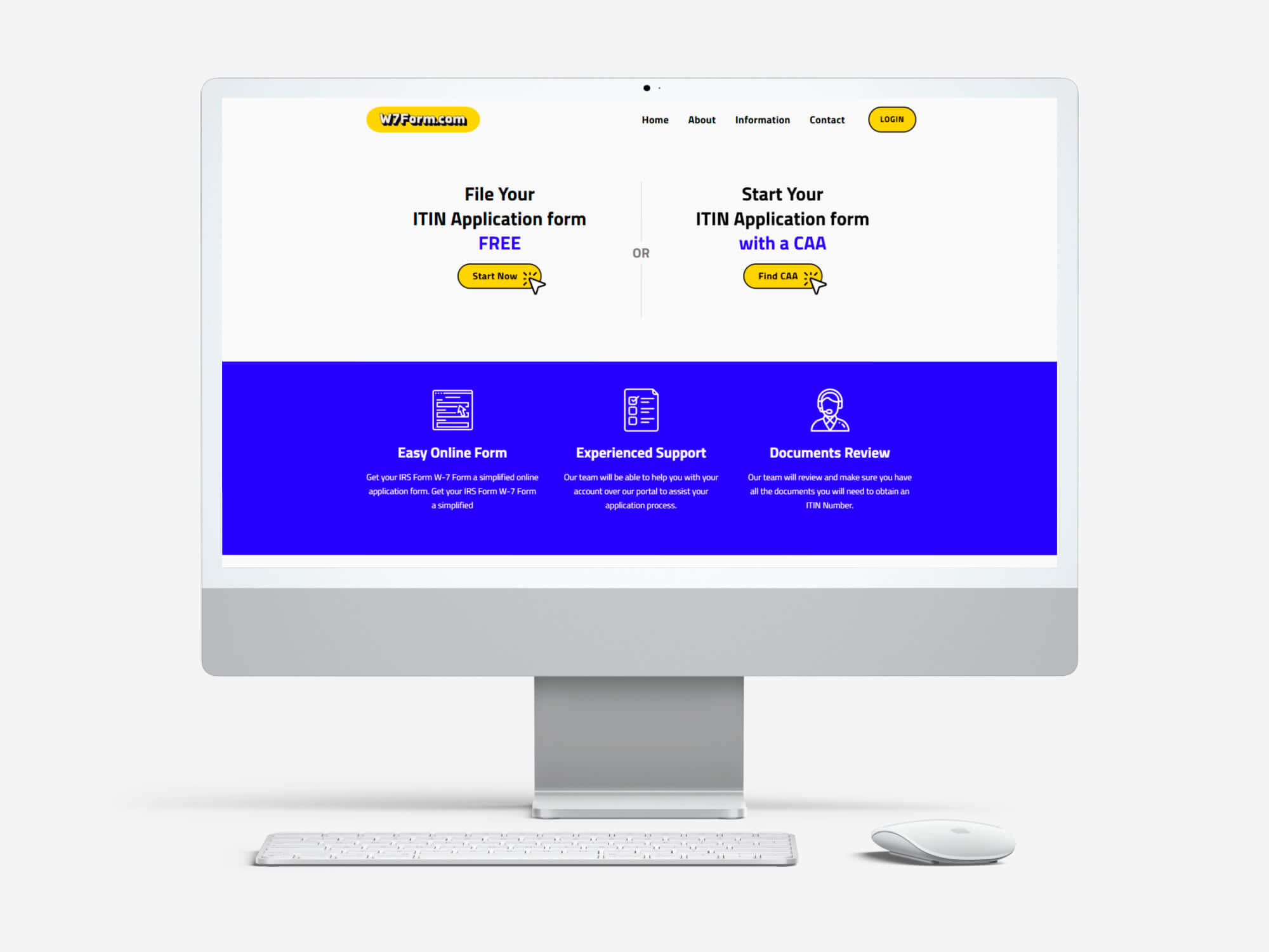 W7Form web sitesi